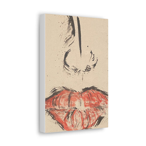 "Kiss Me " (Print on Canvas)
