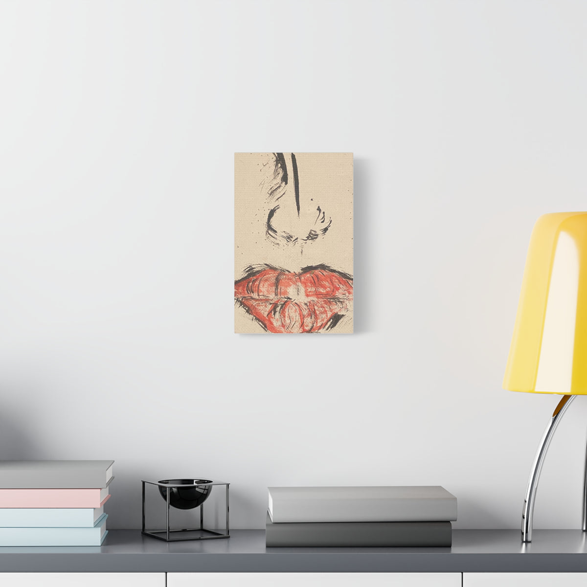 "Kiss Me " (Print on Canvas)