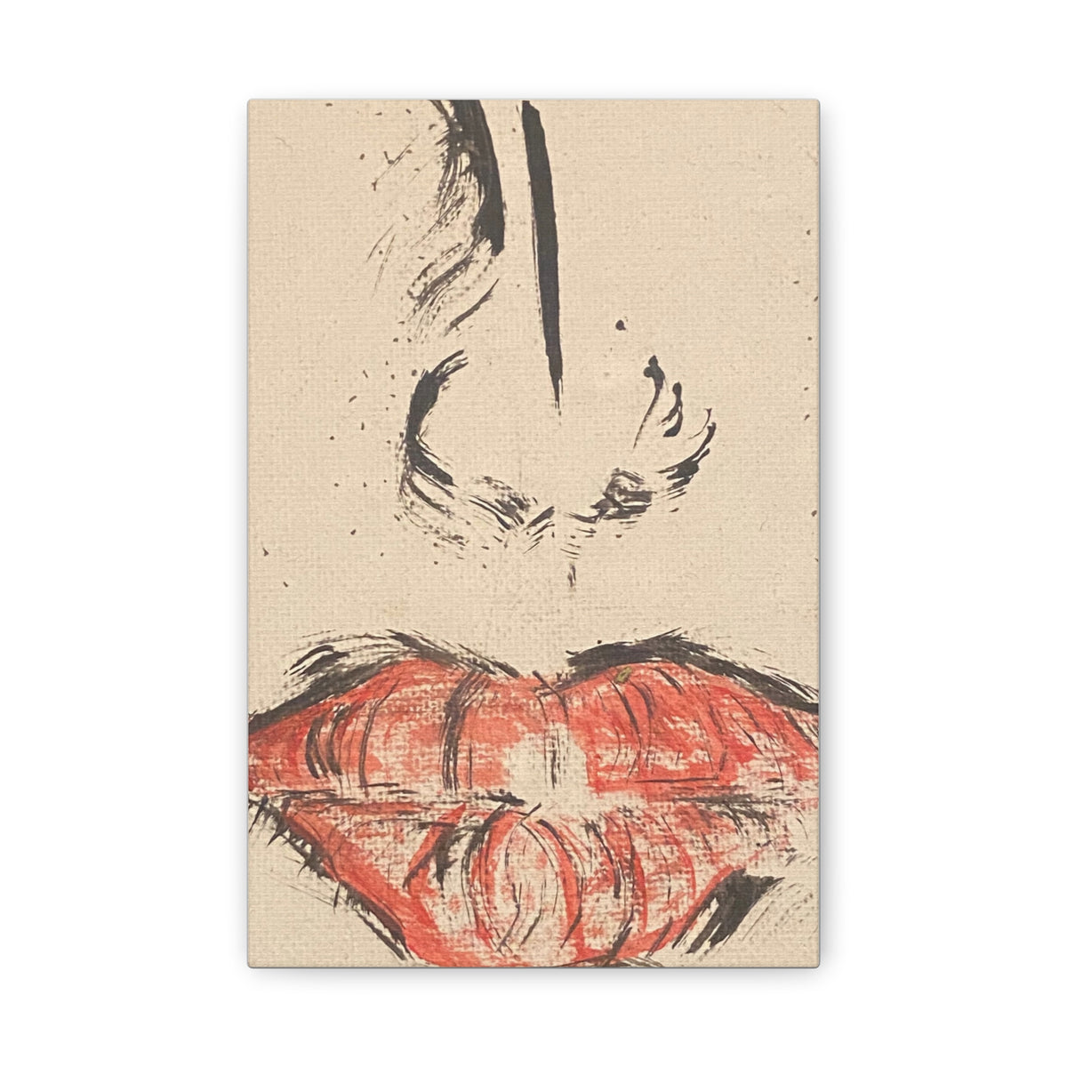"Kiss Me " (Print on Canvas)
