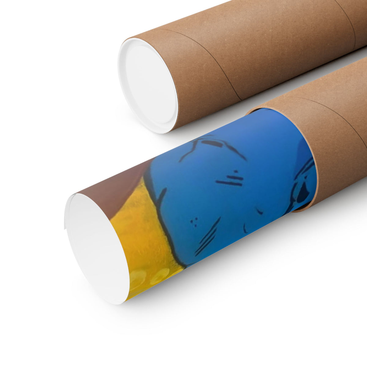 " Blue Horse" Vertical Posters
