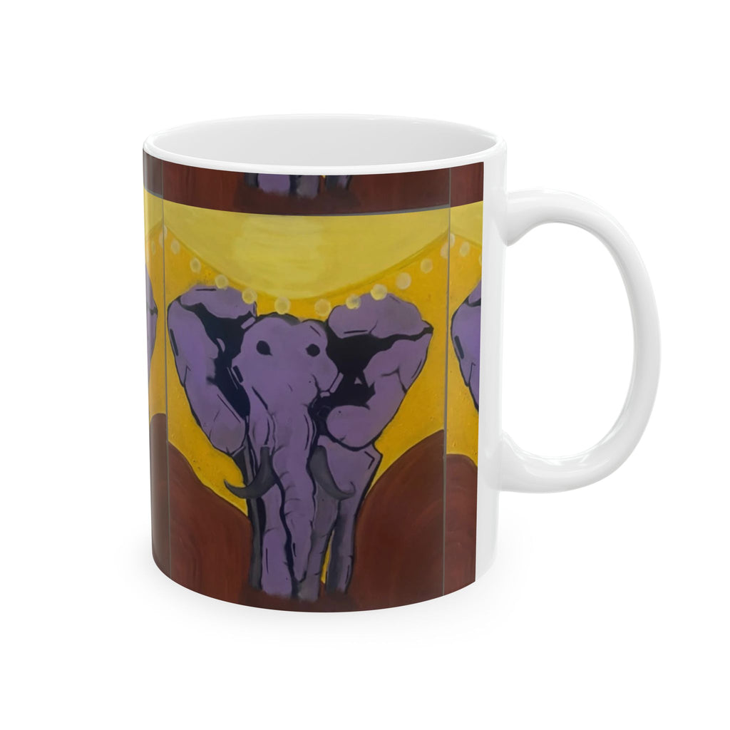 Lets Talk About It" Ceramic Mug —  Art Coffee Cup (11oz & 15oz)